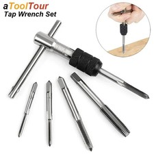 Portable T Tap Wrench Handle – Metric M3–M8 Drill Bit Thread Repair Tool
