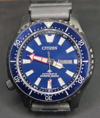 Citizen Promaster Fugu Diver 8204-A10D401 Scuba Tank Box + Extra Straps