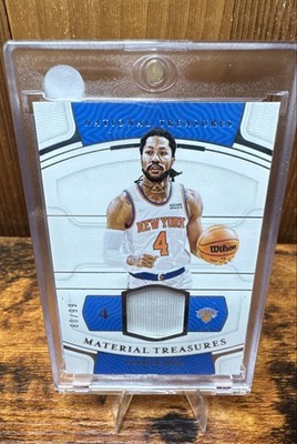 2021-22 Panini National Treasures - Material Treasures Derrick Rose #MT-DRS /99