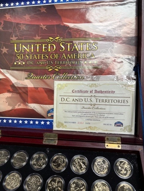 24KT Plated US & DC Territories Coin Set - Image 4 of 4