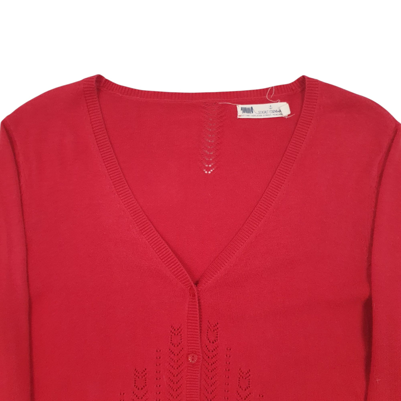 SEASALT CORNWALL Cardigan Cotton Jumper Sweatshirt Womens 14 image 2