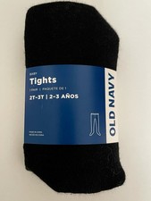 NWT Old Navy Baby Toddler 2-3T Black Tights