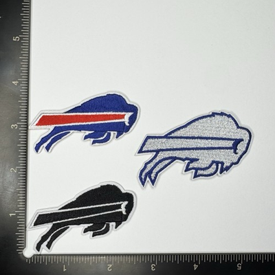 #ad Buffalo Bills Black Iron Sew On Embroidered Patch $4.00