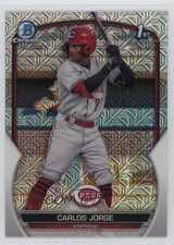 2023 Bowman Chrome Prospects Mega Box Mojo Refractor Carlos Jorge #BCP-120 1e1j