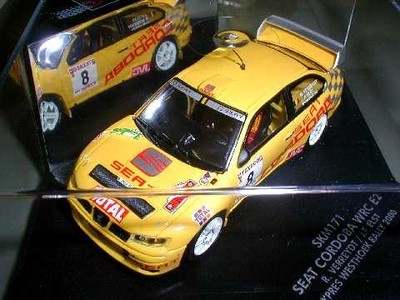 SKID 1/43 SEAT CORDOBA NO8 WRC E2 Cyprus West Hook 2000