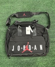 Nike Air Jordan Black Red Gym Sport Duffel Bag SM0168-023