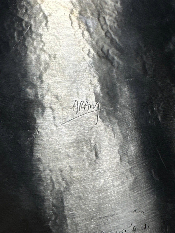 "BANDEJA PARA SERVIR GRANADA MICHAEL ARAM CON GRANADA CHAPADA EN ORO 24K 15 1/4""" Foto 2 de 4