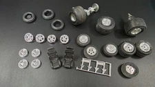 AMT MPC JOHAN WHEELS TIRES RIMS LOT  PARTS   BC1