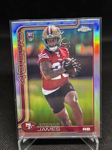 2025 Topps Chrome-Jordan James Refractor 49ers #329 RC