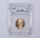Photo of a 2007-P Jefferson Nickel from an eBay listing that sold on Jul 16, 2026
