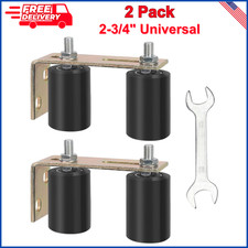 2 Pack Gate Roller Guide, Sliding Gate Hardware with L-Sliding Gate Brackets New