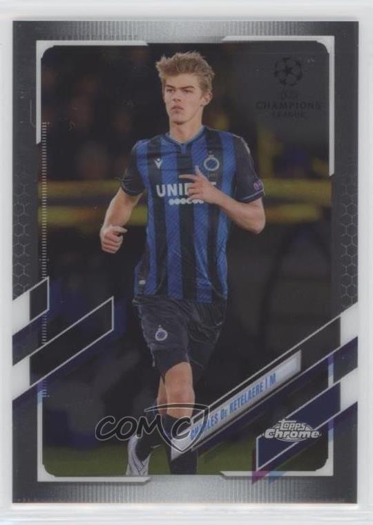2020-21 Topps Chrome UCL Charles De Ketelaere #37 Rookie RC sg0