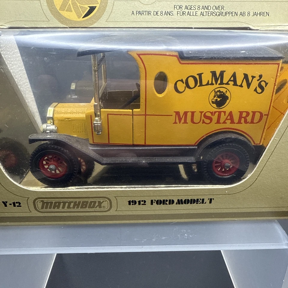 Matchbox Models Of Yesteryear Y-12 1912 Ford Model T - Colman’s Mustard 35:1 New - Image 2 of 4