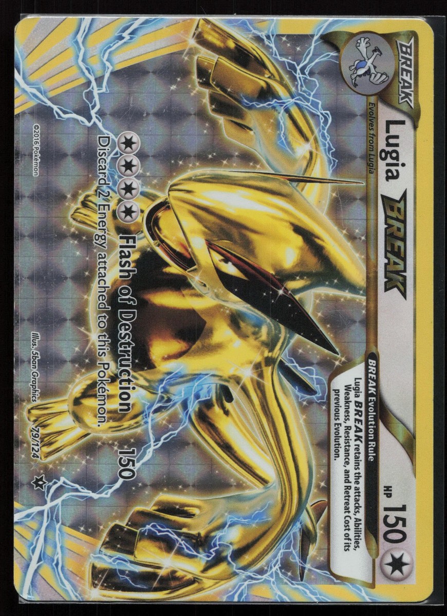 Lugia BREAK Rare BREAK XY - Fates Collide 79/124 MP | eBay