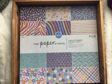 NEW The Paper Studio-Glam Glitter Bright/12 in X 12 in/12 Designs-2 Each