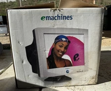 eMachines eView 17f3 17" CRT VGA Computer Monitor 1280x1024@60Hz New Open Box