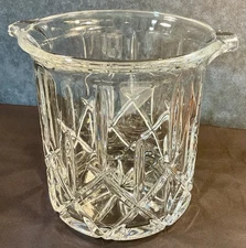 Vintage Gorham Crystal Lady Anne Hand Blown, Cut Lead Crystal, Large Ice Bucket