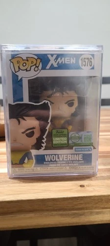 ECCC Pop! Wolverine (Classic Unmasked) with Pop! Protector LE 5000 shared