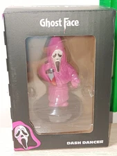 *FREE SHIP* 3" PINK GHOST FACE SCREAM Dash Dancer Figure Bobblehead Horror Icon