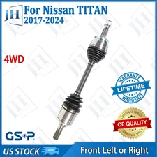 OE Front Left/Right CV Axle Shaft for 2017 18 19 20 21 22 23 24 Nissan TITAN 4WD