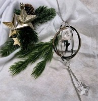 Weihnachtsdeko, Silber, Metall, Weihnachten, Dekoration,Girlande, Engel, Neu👼