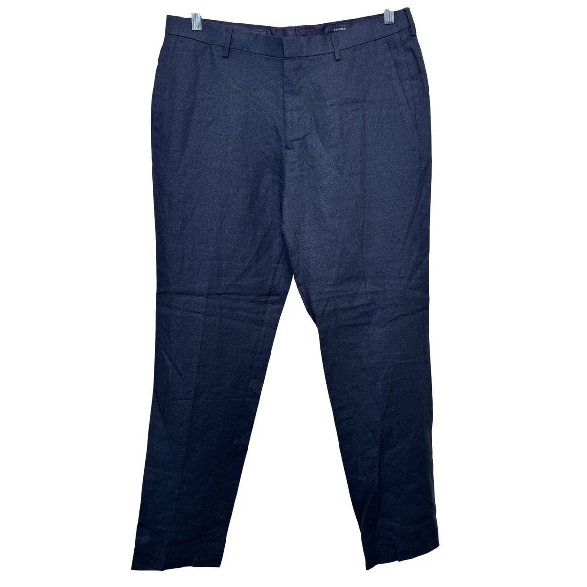 J.CREW 100%リネン スラックス 34×30 ネイビー J.CREW Linen Pants for Men for sale | eBay