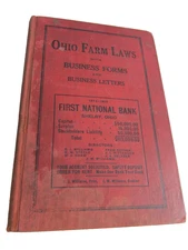 1910 OHIO FARM LAWS William Williams SHELBY COUNTY OH Advertising  Agriculture