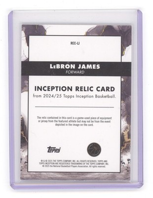 LeBron James 2024-25 Topps Inception Patch /99 Q1887 | eBay