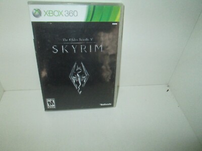 ELDER SCROLLS V - SKYRIM 2011 XBOX 360 GAME RPG (No Manual) Excellent ...