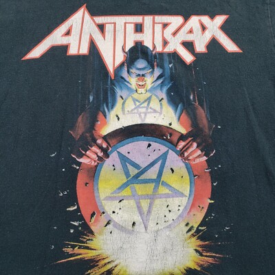 2004 Anthrax Music Of Mass Destruction World Tour 2 Sided T Shirt
