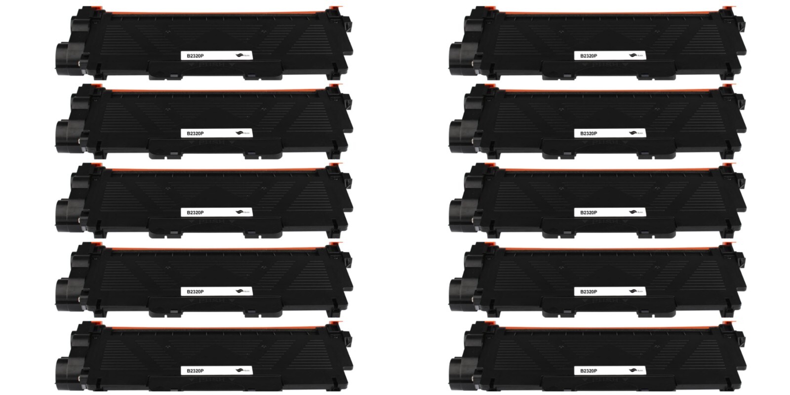 10 x Black Compatible Toner Cartridge TN2320 fits Brother HL-L2365DW Printer