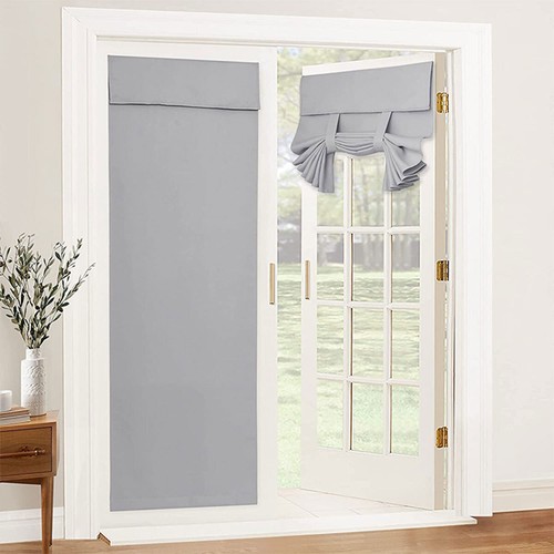 Door Curtain Self Adhesive No Drill Window Screen Shading Cover Tape for Home - Picture 3 of 15