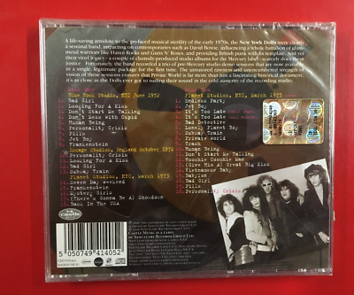 NEW YORK DOLLS : PRIVATE WORLD: EARLY STUDIO DEMO 72/73 *CD 2pz 