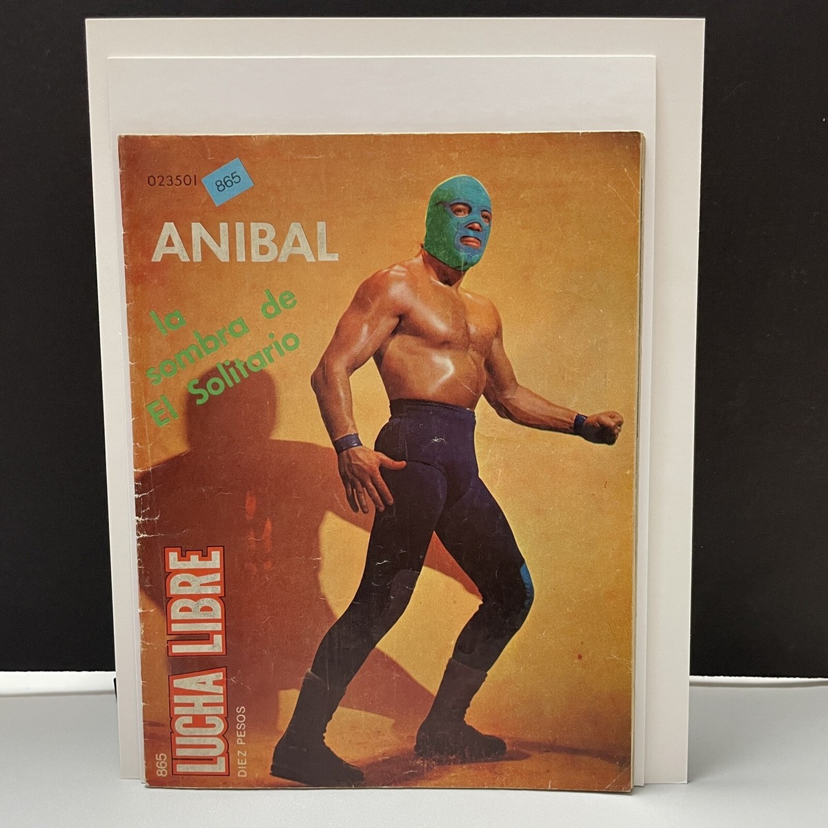 Lucha Libre #865 Vintage Mexican Magazine (1980) Anibal Wrestler