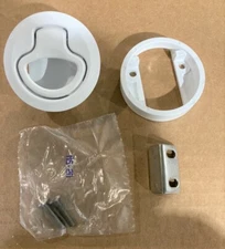 Southco M1-62-1 Slam Latches ,2" Flush, Non-Locking, White ABS, Boat, Box of 2 