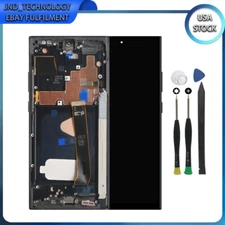 For Samsung Note 20 Ultra 5G SM-N986U N986U1 OLED Display LCD Touch Screen Frame
