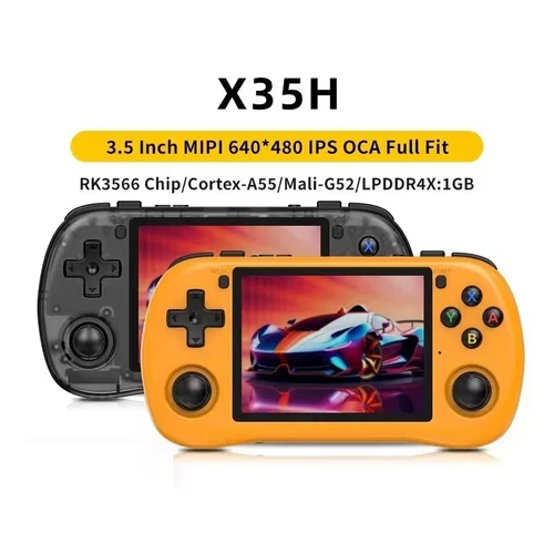 Powkiddy X35H 3.5 Inch 4:3 IPS Screen Linux System Retro Handheld Game Console
