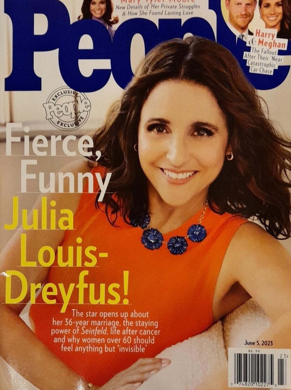 People Magazine June 5 2023 Fierce Funny Julia Louis- Dreyfus Cover New