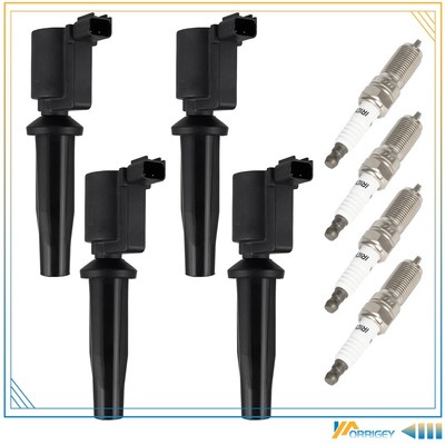 For Ford C-Max 2.0L 13-18 Mazda Tribute 2.5L 09-11 Ignition Coils & Spark Plugs