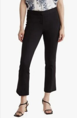 Amanda + Chelsea - 14 Ponte Knit Stretch Slim Leg Cropped Crop Dress Pants L 292