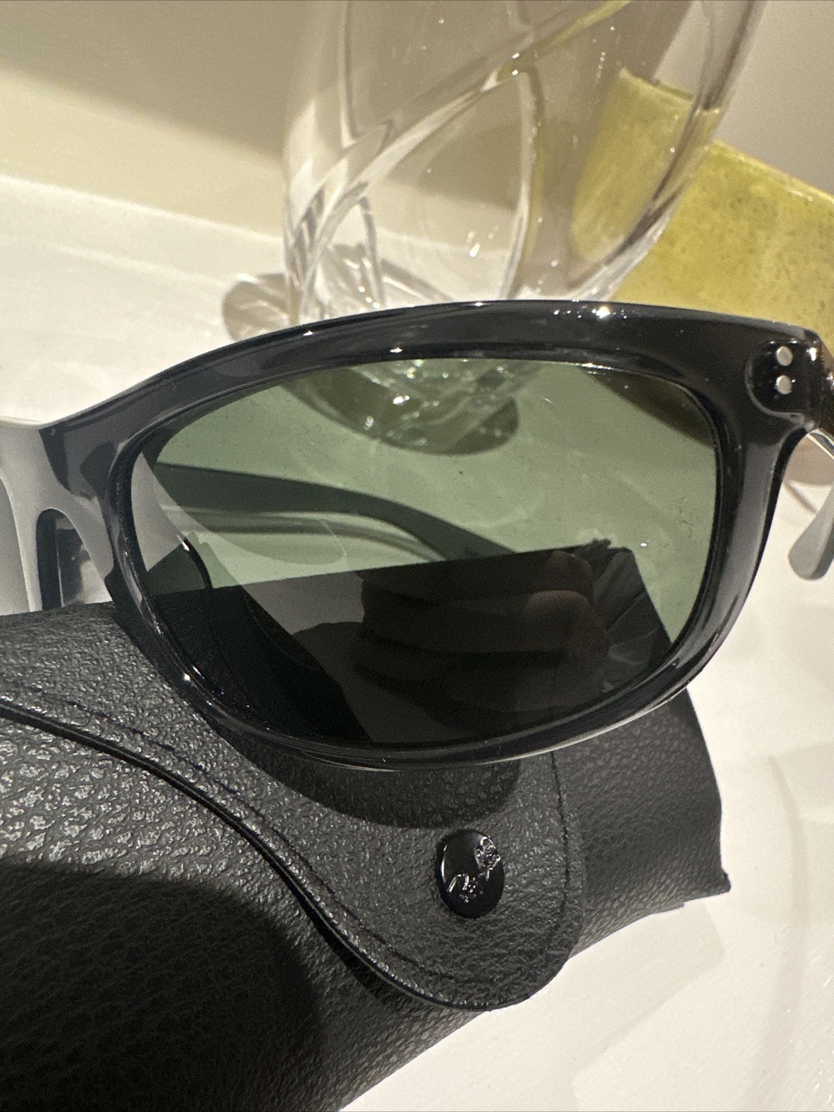 Htf Ray HTF Ray Ban RB4089 Balorama W3392 Men's Limited Edition Gray Sunglasses ...