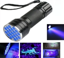 PreAsion Ultraviolet Flashlight Handheld UV 21 LED to Find Stains on Carpet Rugs
