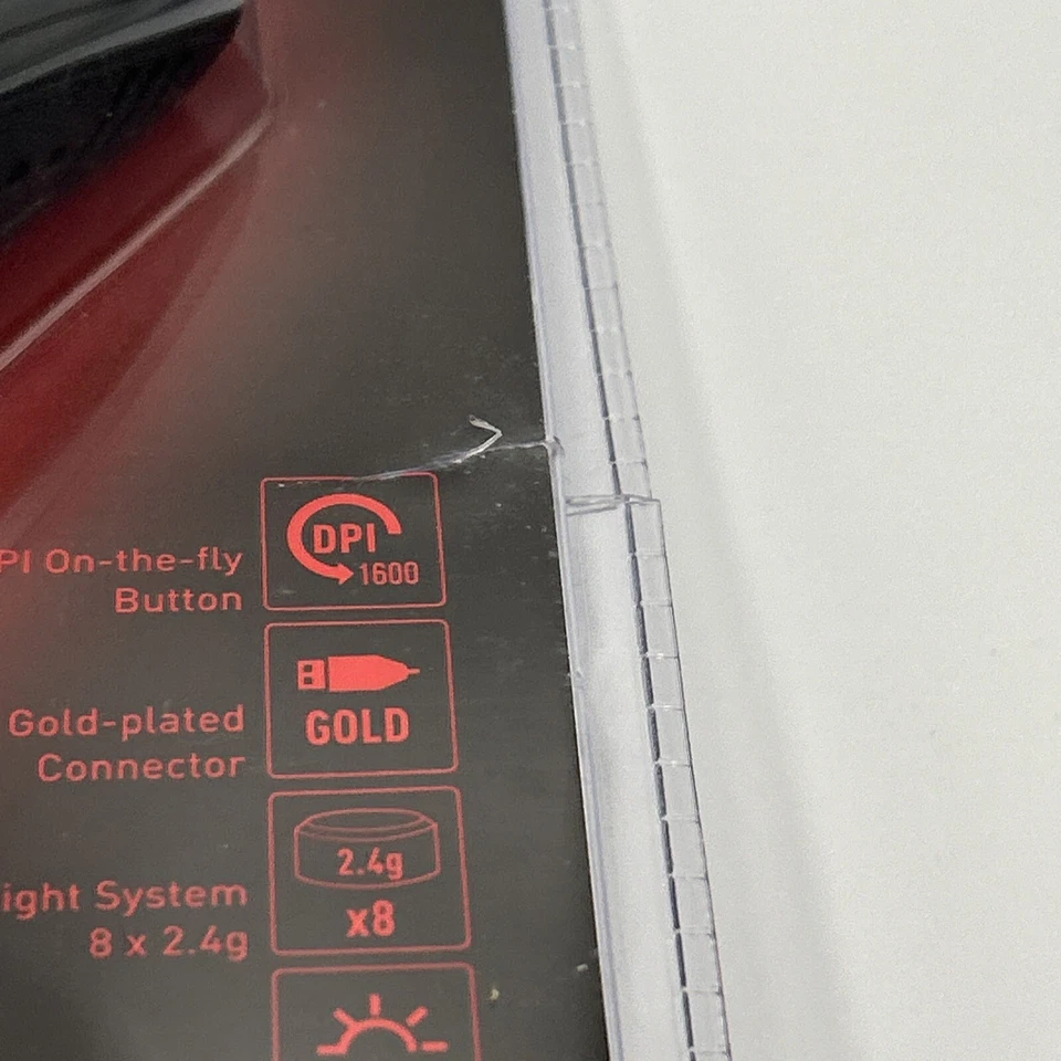 NEW MSI Interceptor DS B1 Optical Gaming Mouse - Black FREE P&P (Sealed) - Image 4 of 4