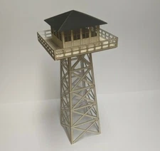 O Scale Forest Fire Watch Tower Kit - Laser Cut Model Train Scenery Building