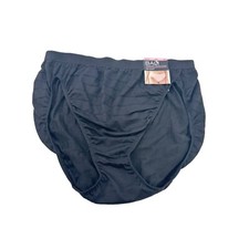 Bali Women's Size 10-11 Panty Brief Hi Cut Comfort Revolution Black New