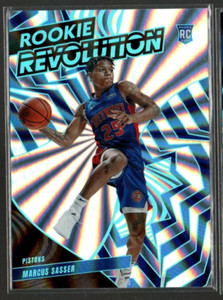 2023-24 Panini Revolution Rookie Revolution Sunburst #7 Marcus Sasser /75