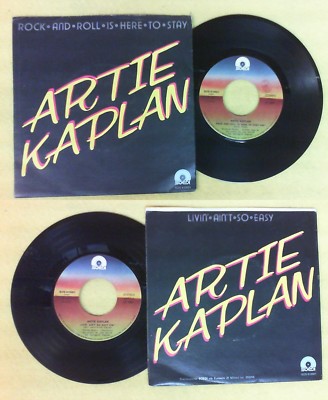 LP 45 7'' ARTIE KAPLAN Rock and roll is here to stay Livin' no cd mc dvd vhs