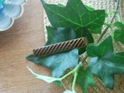 Vtg 40's 50's Gold Tone & RED Tie Clasp Signed SWANK 2.5"L MCMretro Mad Men cool — photo 3