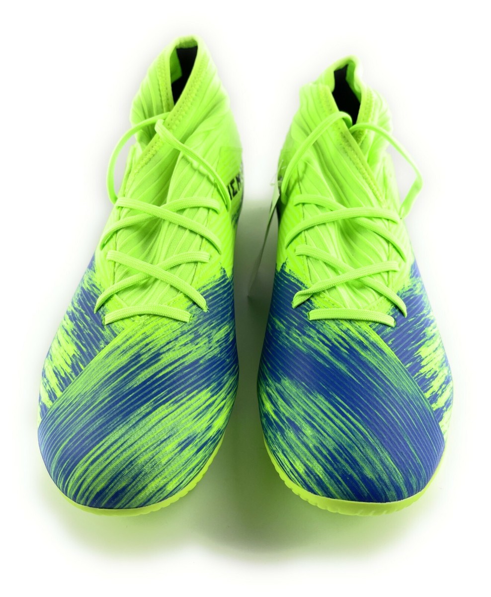 Adidas Nemeziz 19.3 FG Signal Green Royal Blue Size 10.5 FV3988 | eBay