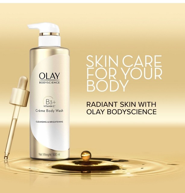 Olay Crème Body Wash Cleansing & Brightening Niacinamide Vitamin C